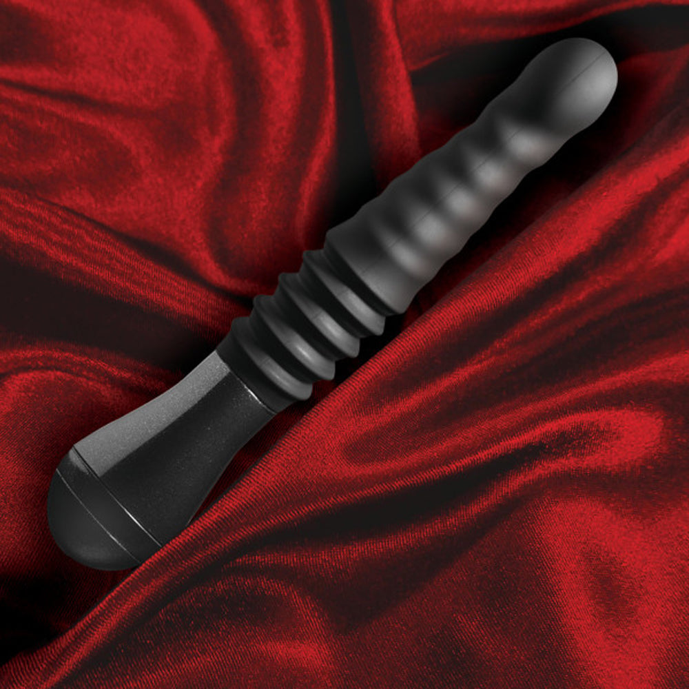 Temptasia Lazarus 10in ThrustDildo Blk