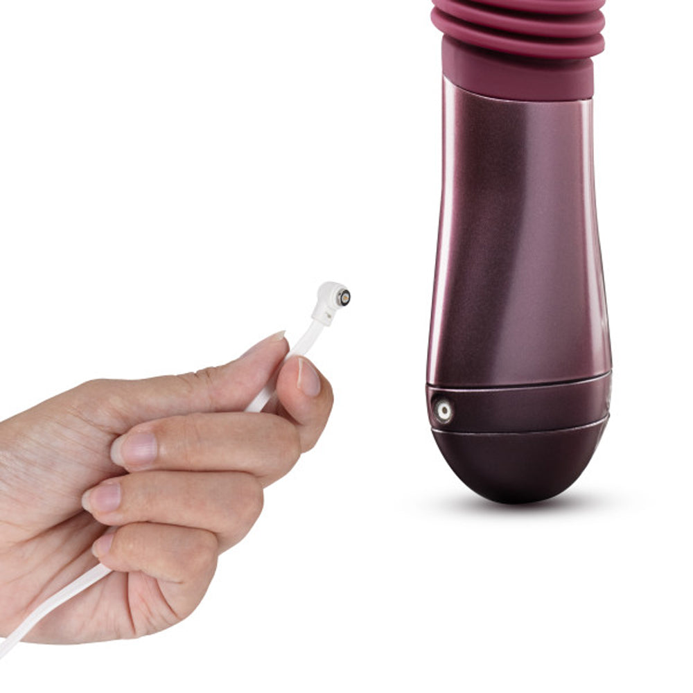 Temptasia Trixie 10in ThrustDildo Wine