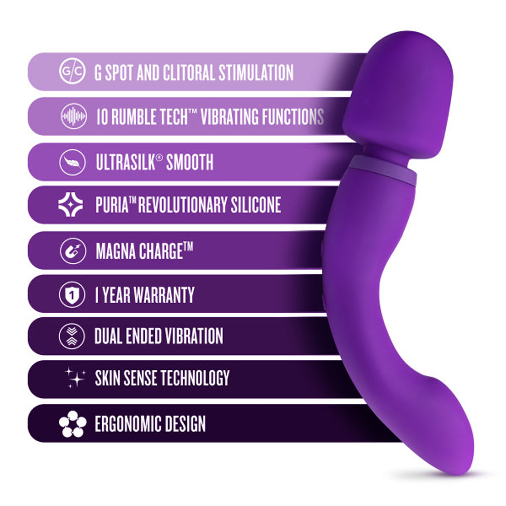 Wellness Dual Sense G-Spot Wand Vibr Pur