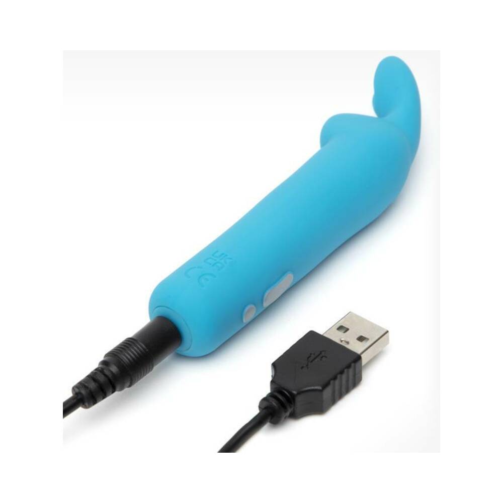 HR Rechargeable Bullet Vibe W/Ears Blue