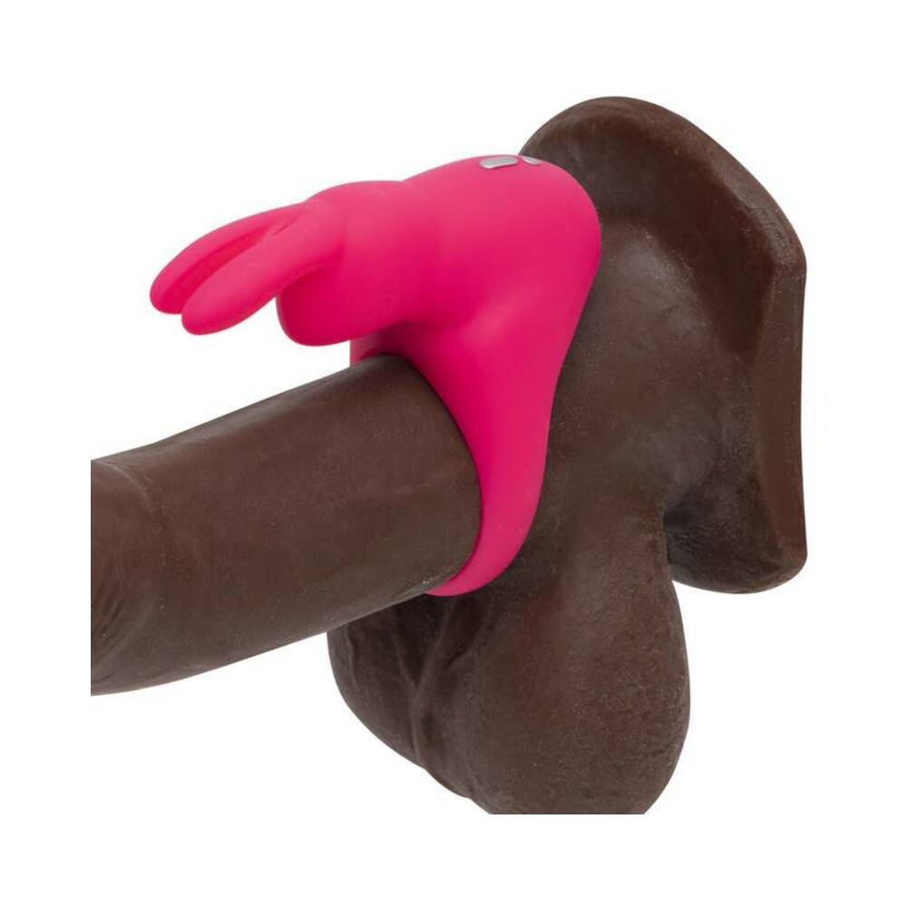 HR Rechargeable Cockring With Ears Pink