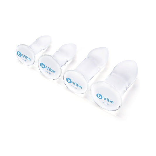 b-Vibe Anal Dilators Glass Plug Set