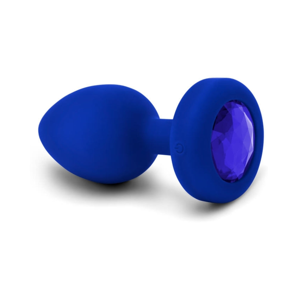 b-Vibe Vibrating Jewel Blue Sapph L/XL