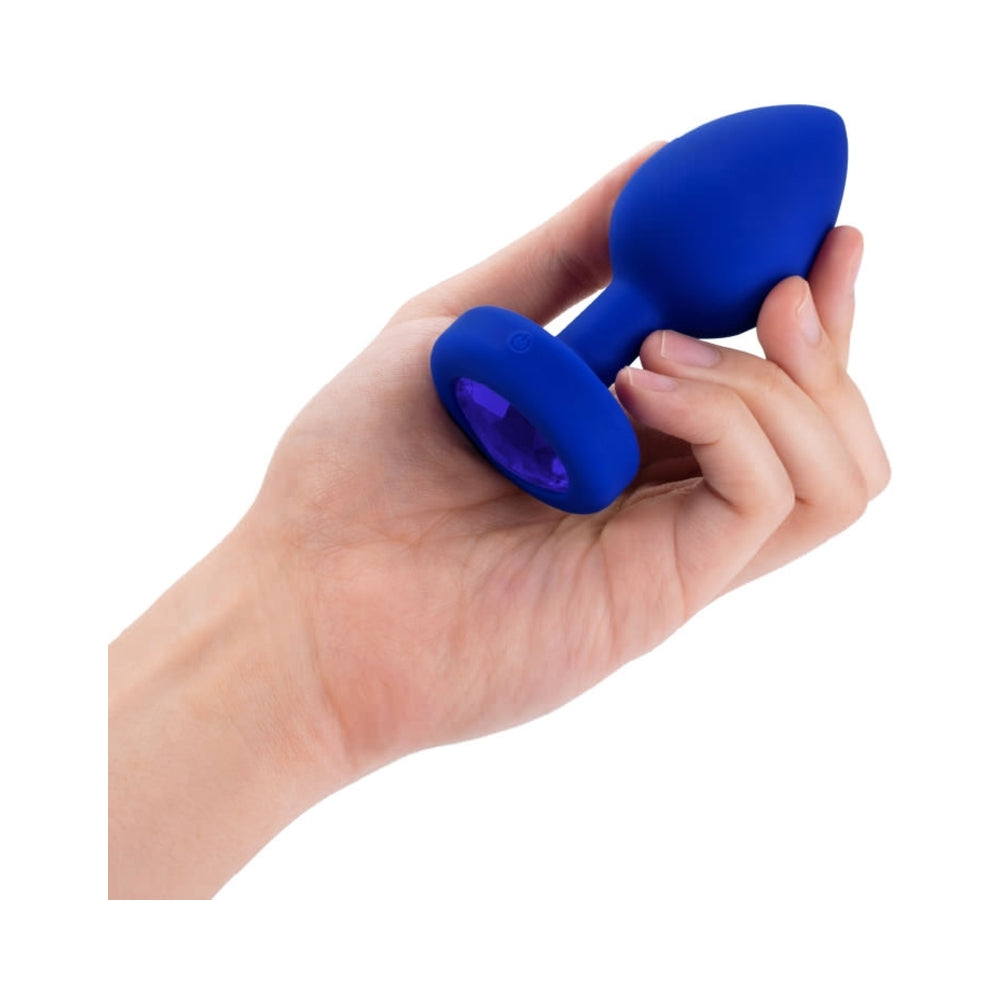 b-Vibe Vibrating Jewel Blue Sapph L/XL