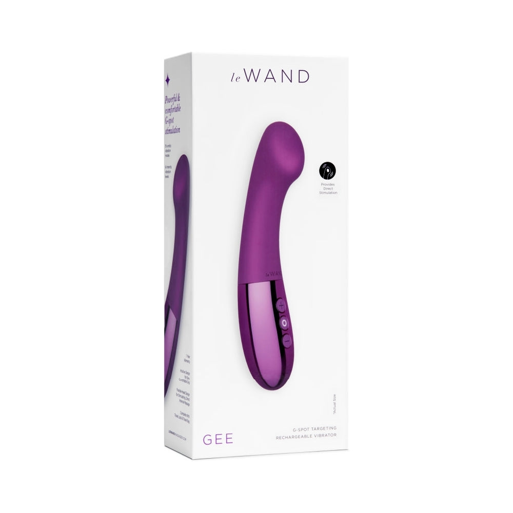 Le Wand Gee Vibrator Dark Cherry