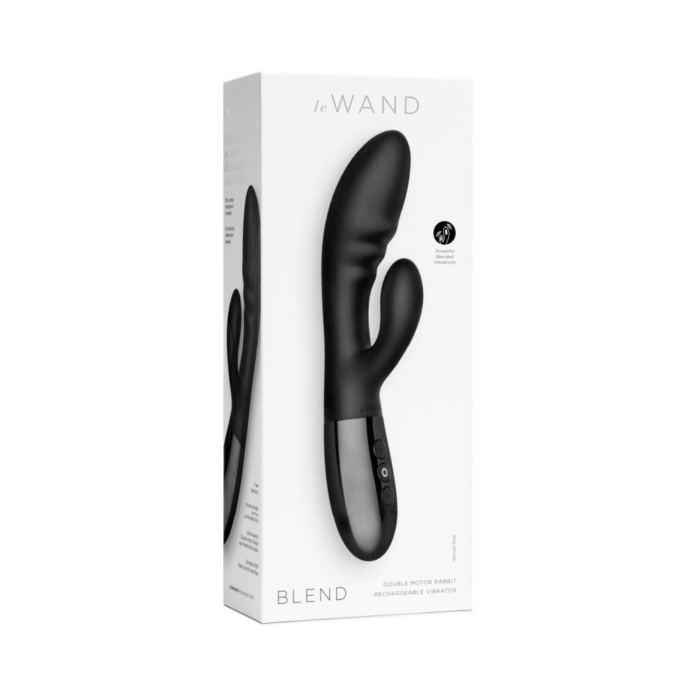 Le Wand Blend Rabbit Vibrator Black