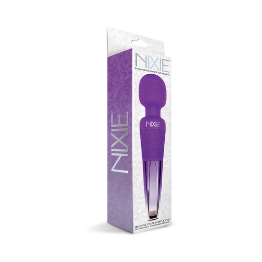 Nixie Rechargeable Wand Purple Ombre Met