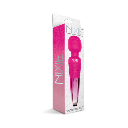 Nixie Rechargeable Wand Pink Ombre Meta