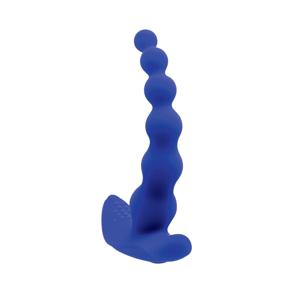 GX Beaded Pleasure Probe Vibrator Blue