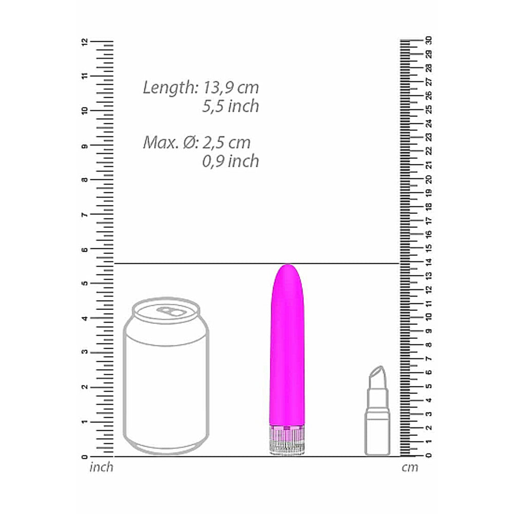 Luminous Eleni Slimline Vibrator Fuchsia