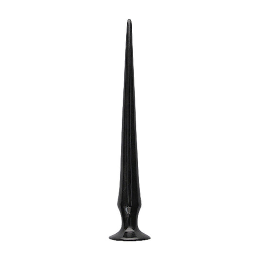 Ouch! Ass 19.5 in. Spike Dildo Black