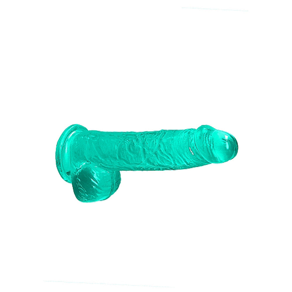 RealRock CC 6in Dildo WBalls&Suction Tur