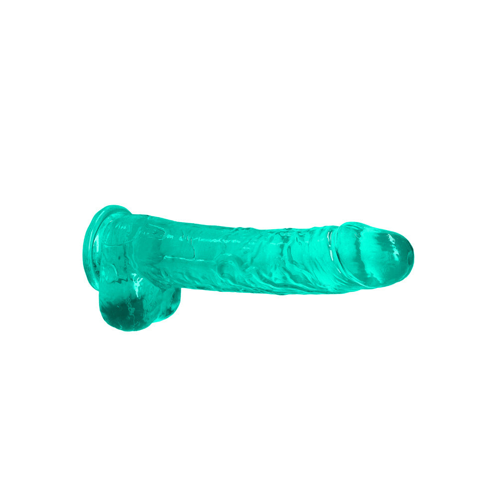 RealRock CC 9in Dildo WBalls&Suction Tur