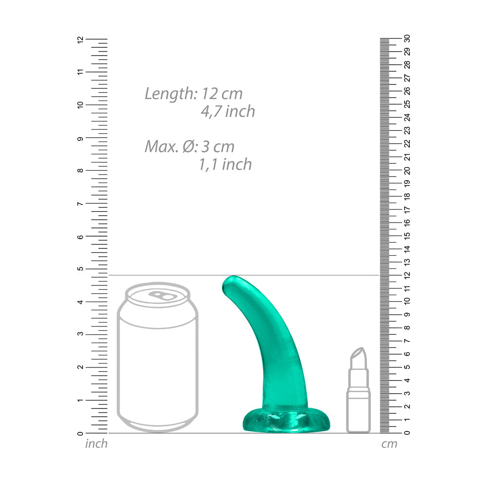 RealRock CC 5in Curve Dildo WSuction Tur