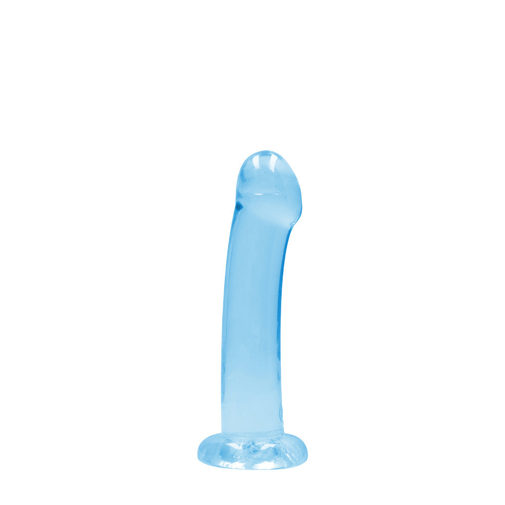 RealRock CC 7in Dildo W/Suction Cup Blue