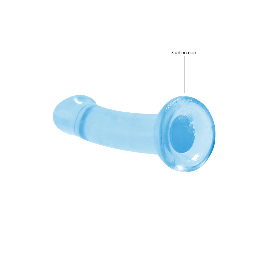 RealRock CC 7in Dildo W/Suction Cup Blue