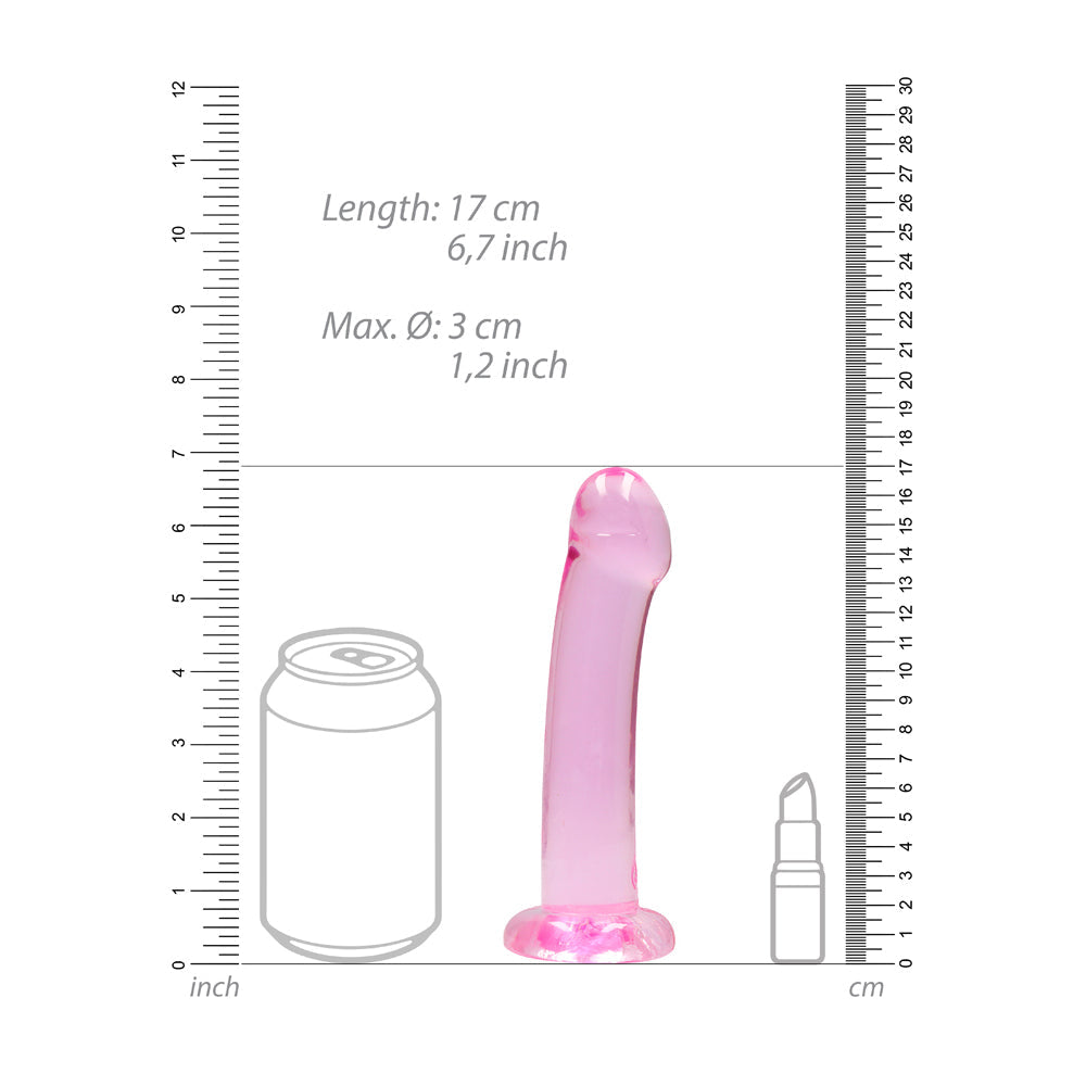 RealRock CC 7in Dildo W/Suction Cup Pink