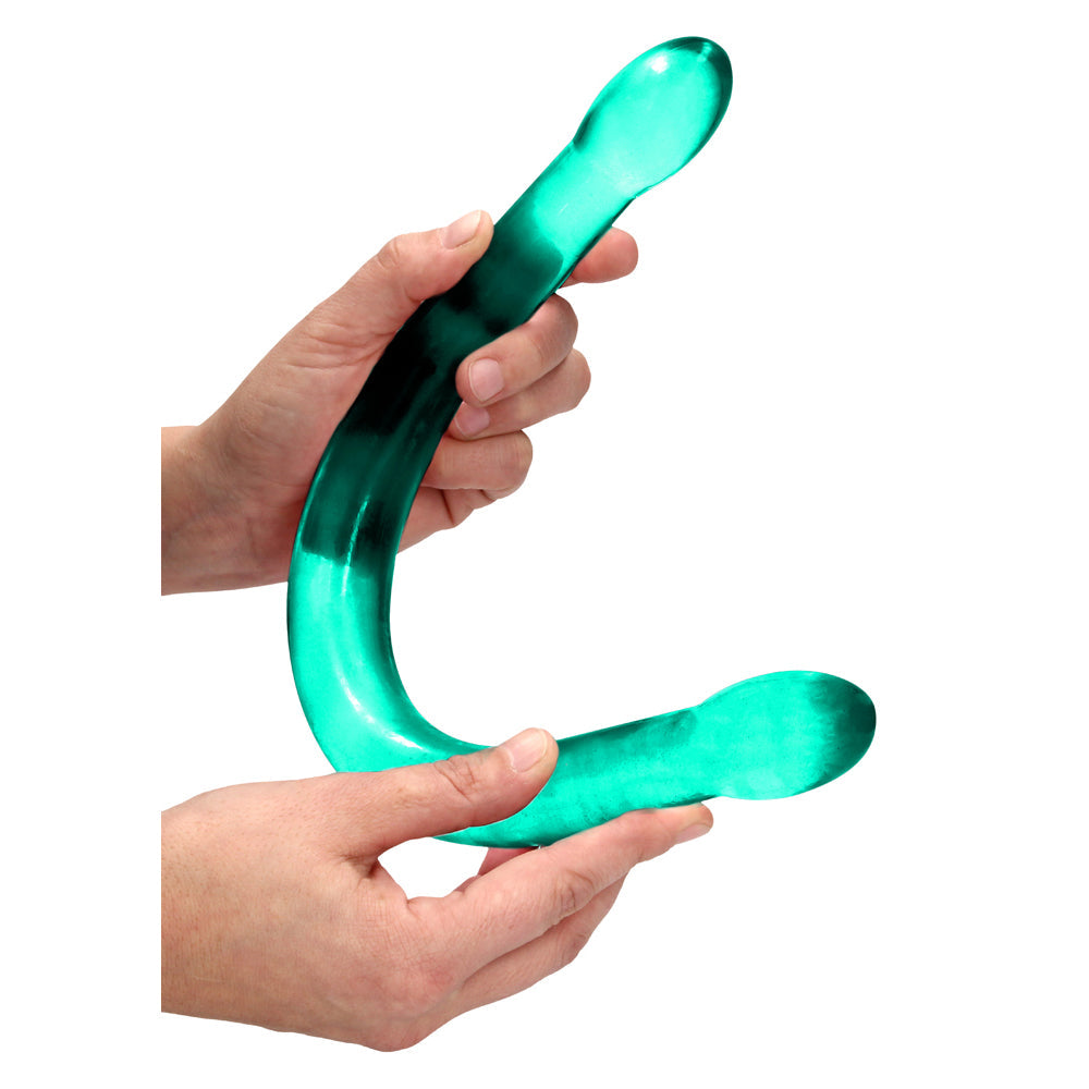 RealRock CC 17in Double Dildo Turquoise