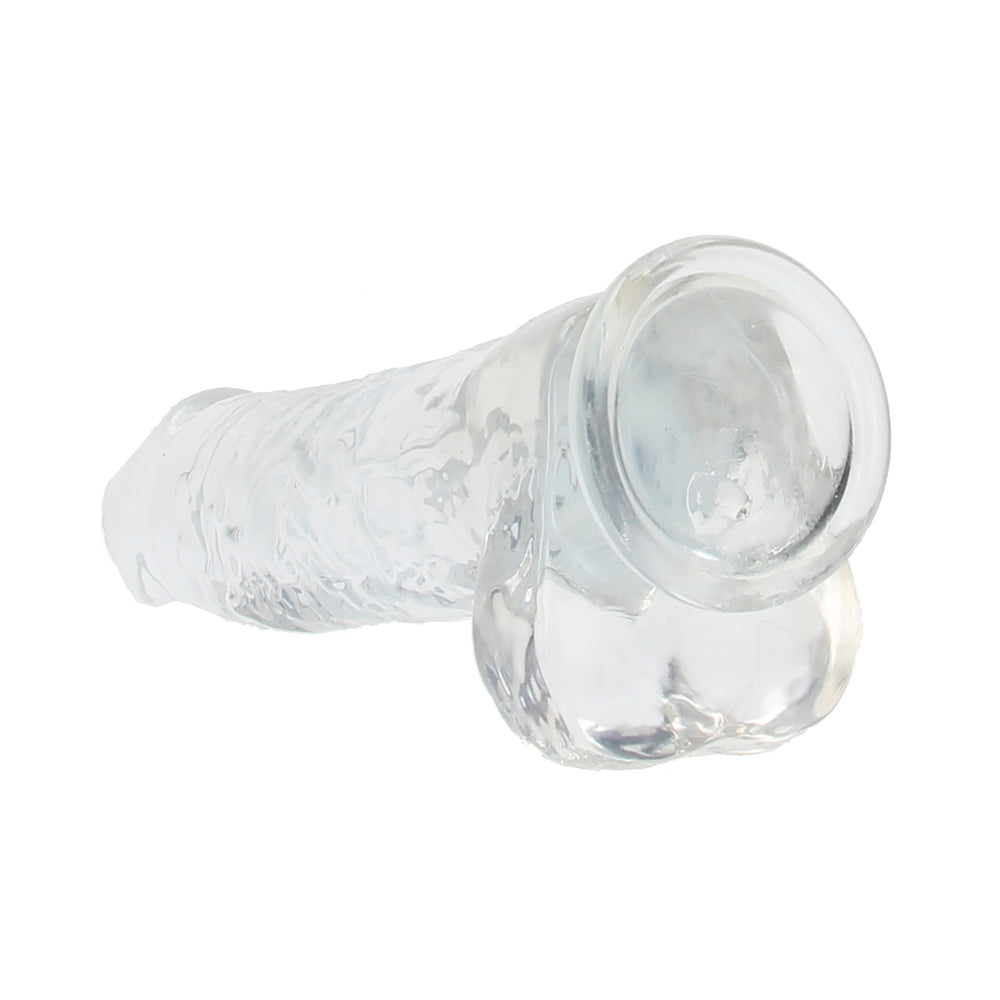 RealRock CC 10in Dildo W/Balls Clear