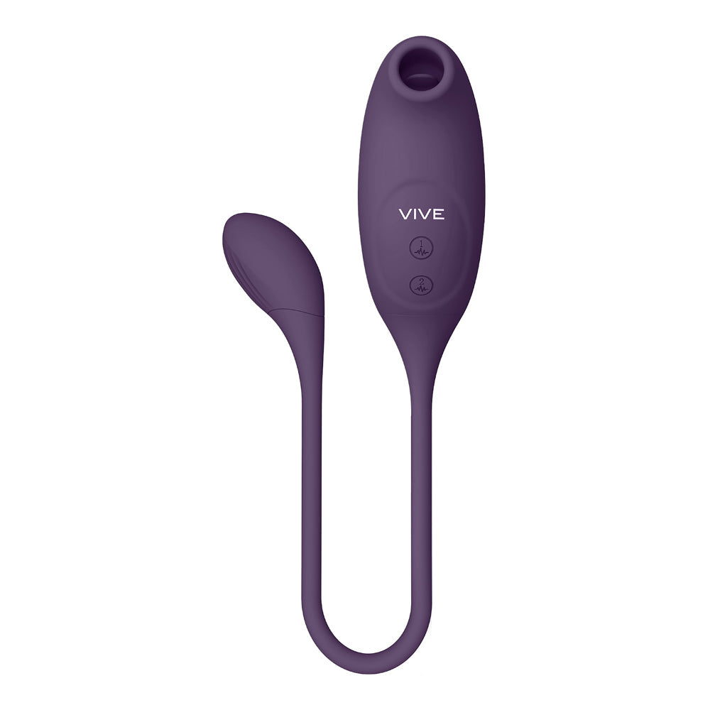 VIVE QUINO Air Wave Vibrating Egg Purple