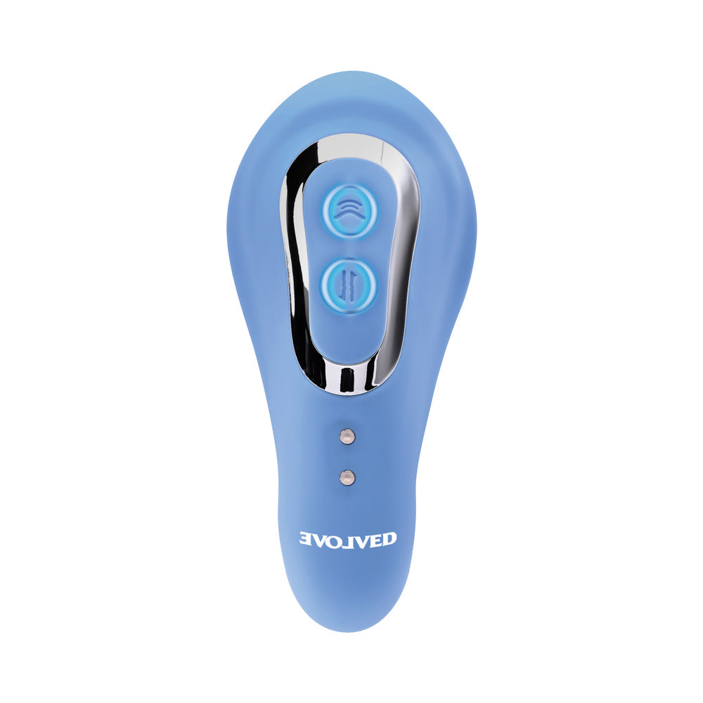 Evolved Tap & Thrust Dual Stimulator Blu