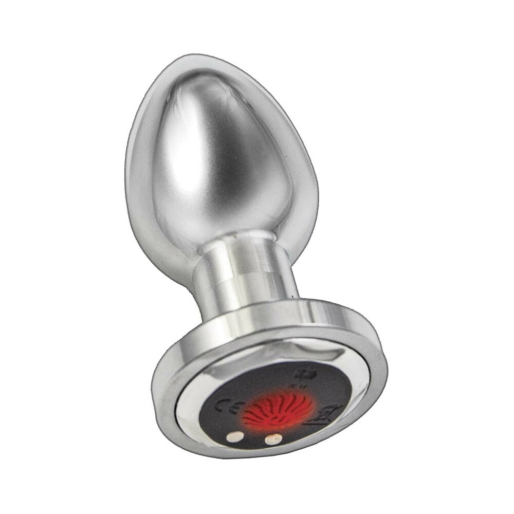 Ass-Sation Remote Vib Metal Plug Silver