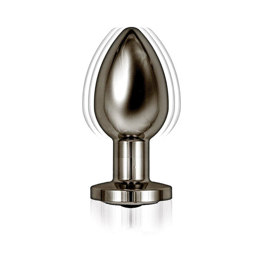 Ass-Sation Remote Vib Metal Plug Silver