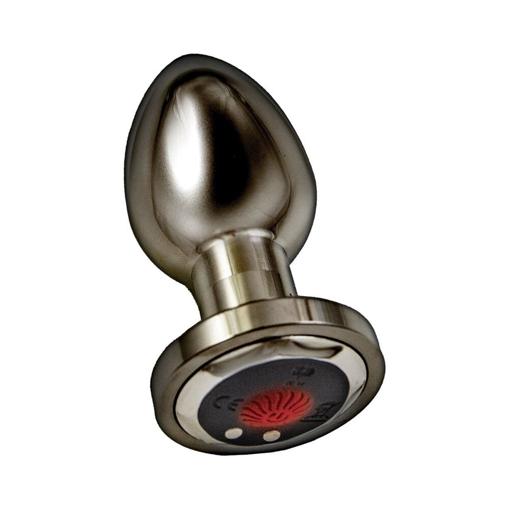 Ass-Sation Remote Vib Metal Plug Silver