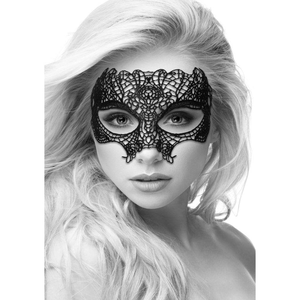 Ouch B&W Princess Lace Eye Mask Black