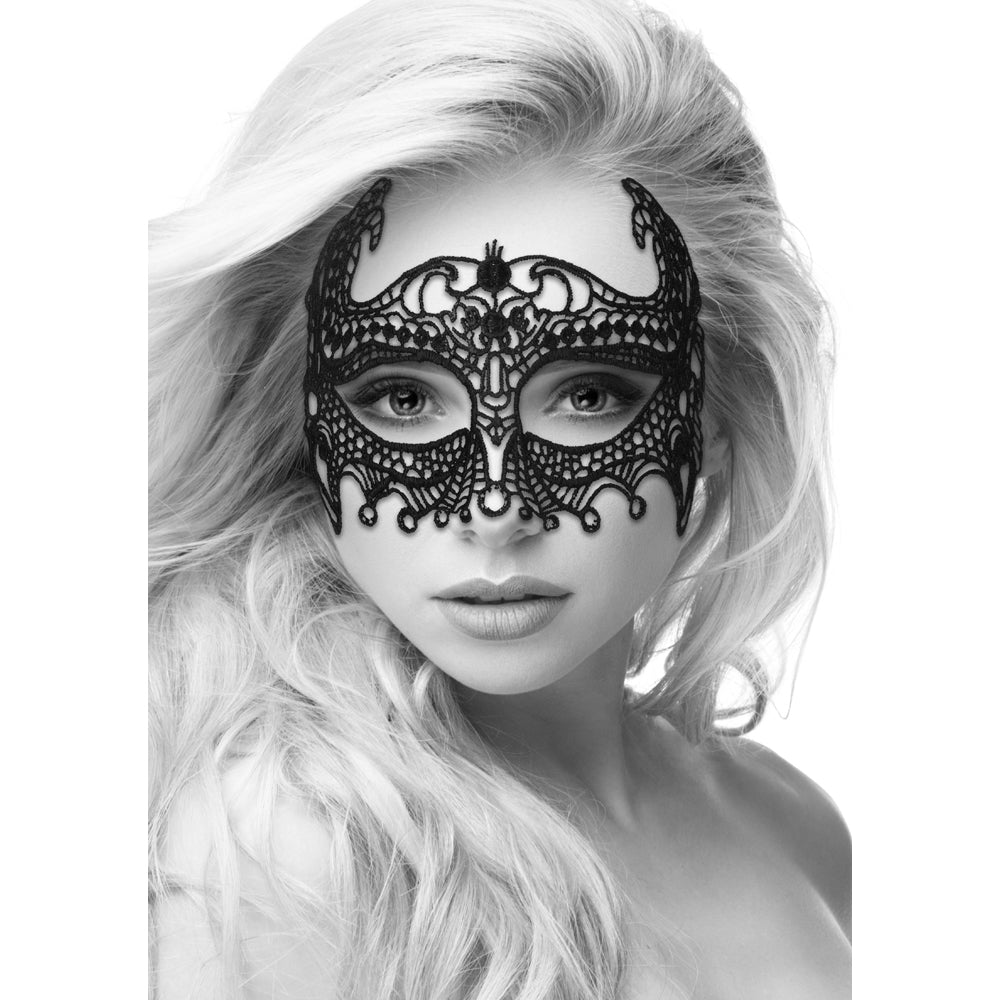 Ouch B&W Empress Lace Eye Mask Black