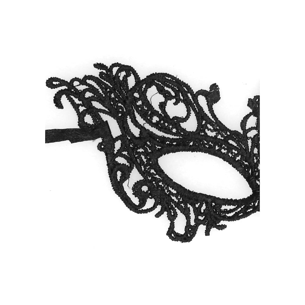 Ouch B&W Royal Lace Eye Mask Black