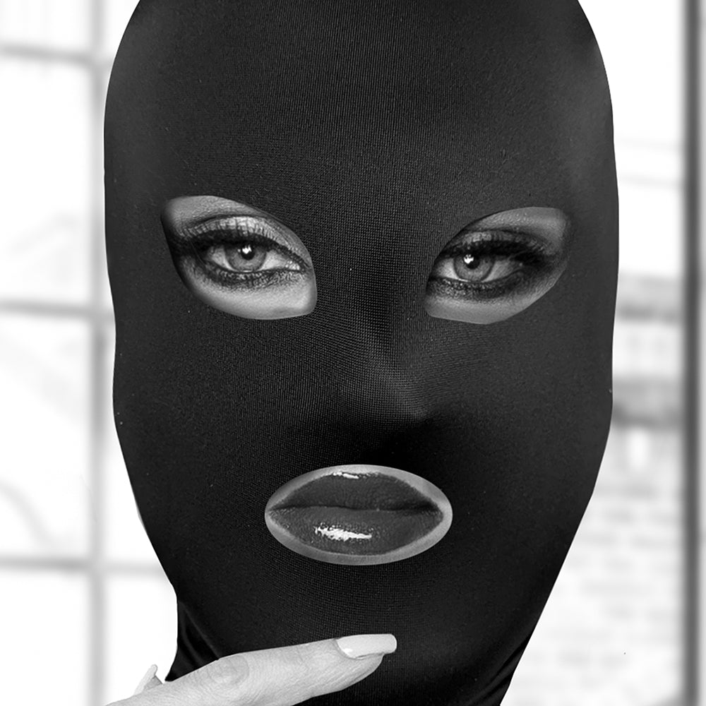 Ouch B&W Subversion Mask Mouth&Eye Blk