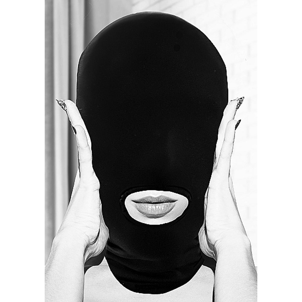 Ouch B&W Submission Mask Open Mouth Blk