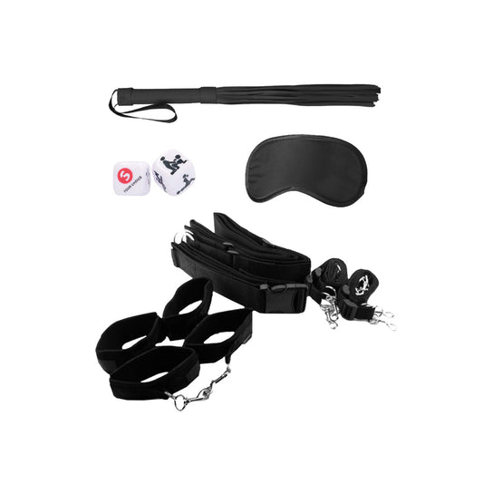 Ouch B&W Bondage Belt Restraint Sys Blk