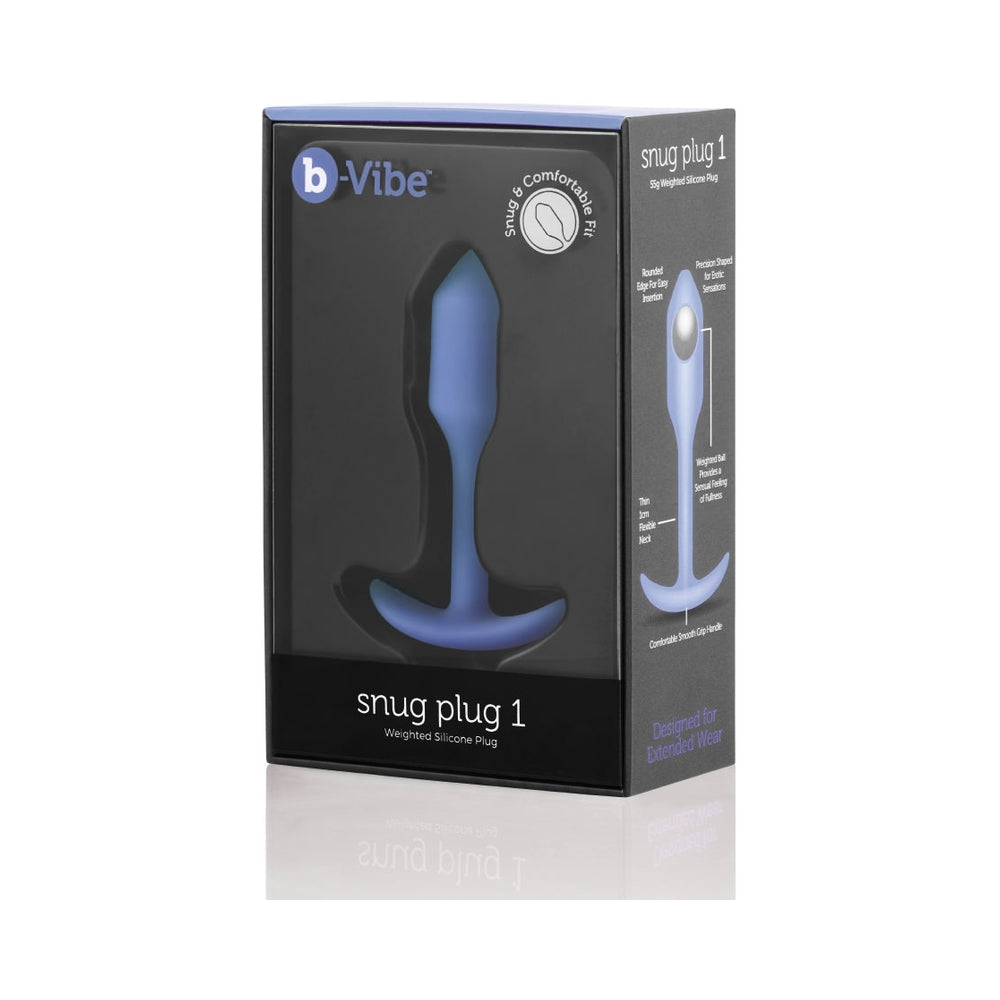 B-Vibe Snug Plug 1 violeta