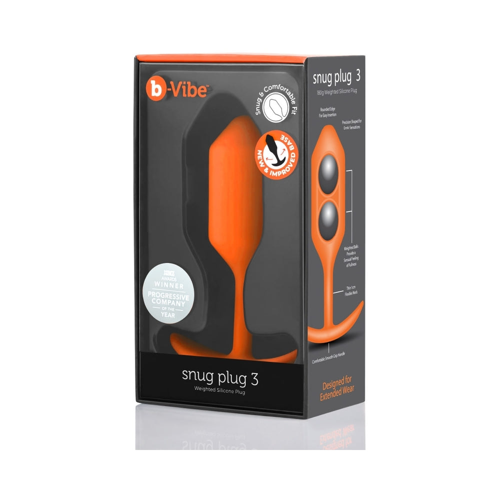 b-Vibe Snug Plug 3 Orange