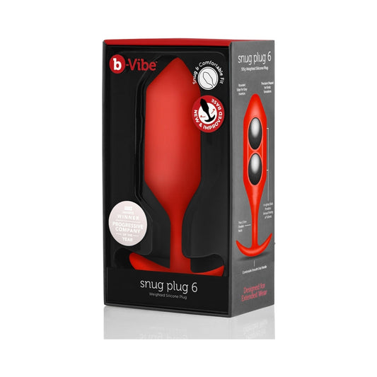 b-Vibe Snug Plug 6 Red