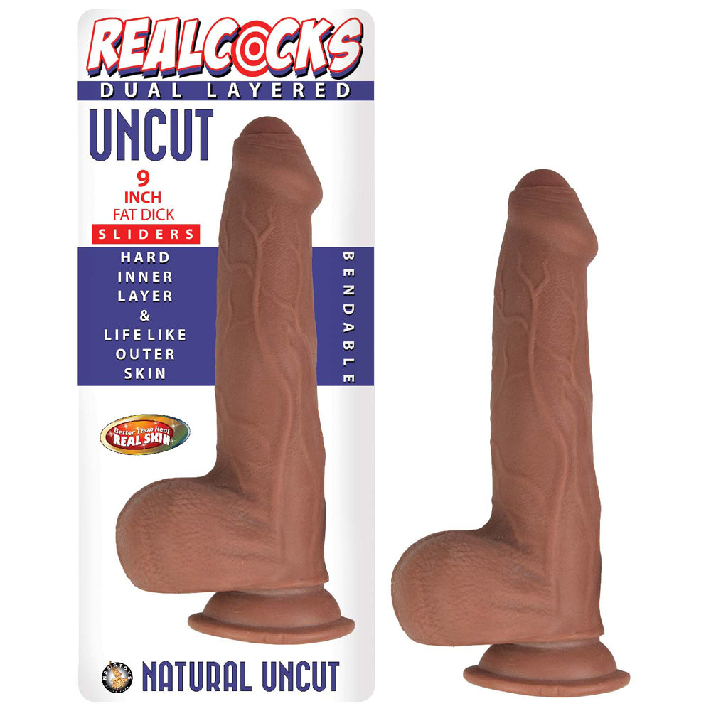 Realcocks Dual Uncut Slid Fat 9in Br