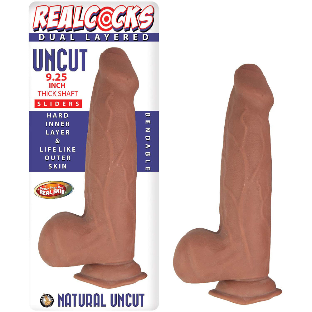 Realcocks Dual Uncut Slid Thick 9.25i Br