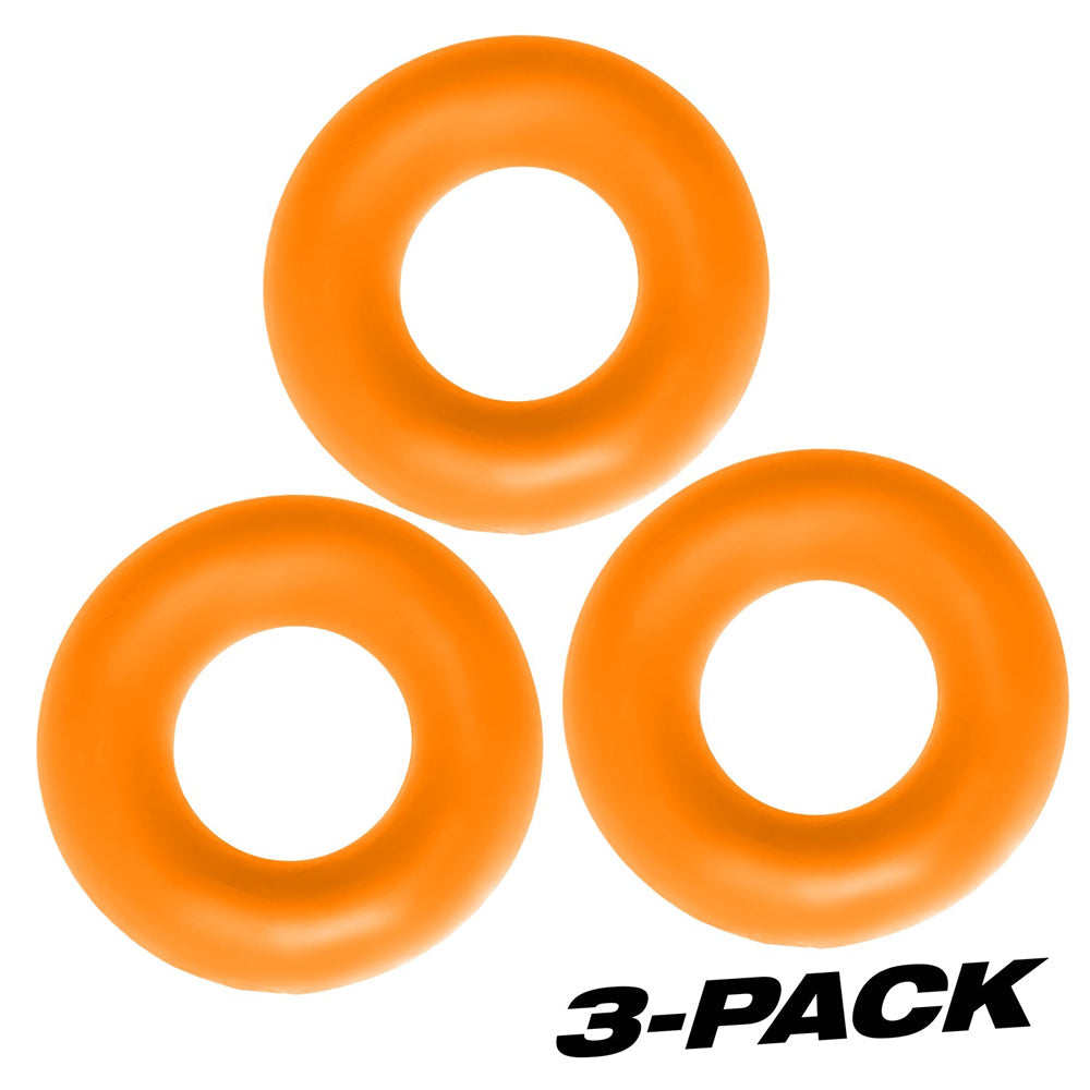 Oxballs Fat Willy 3pk Jumbo Cockring Ora