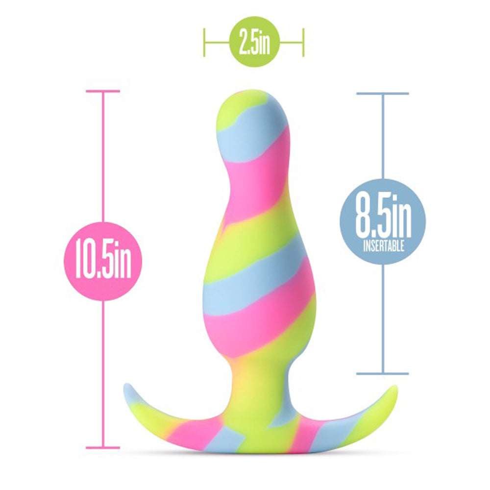 Avant Kaleido Silicone Anal Plug Lime