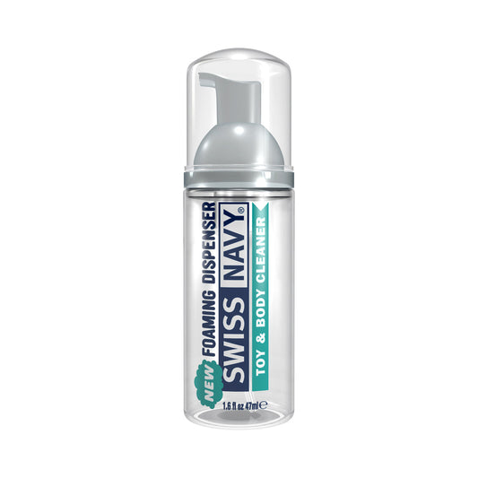 Swiss Navy Toy and Body Cleaner Foaming Dispenser 1.6 oz.