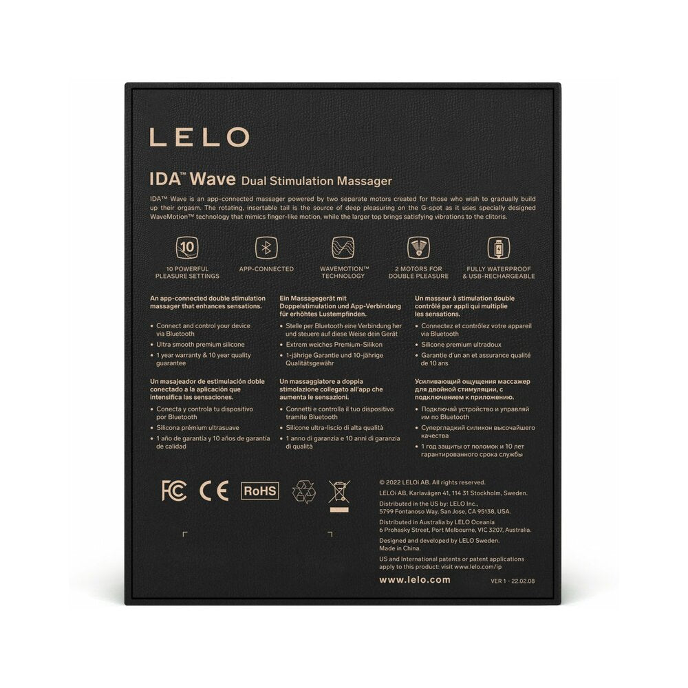 LELO IDA WAVE Dual Stimulator Black