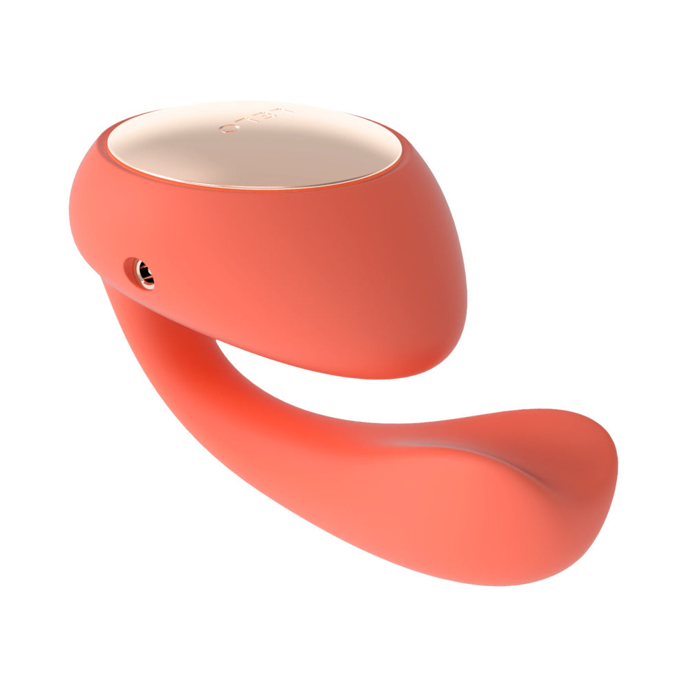 Estimulador dual LELO IDA WAVE Coral Rojo