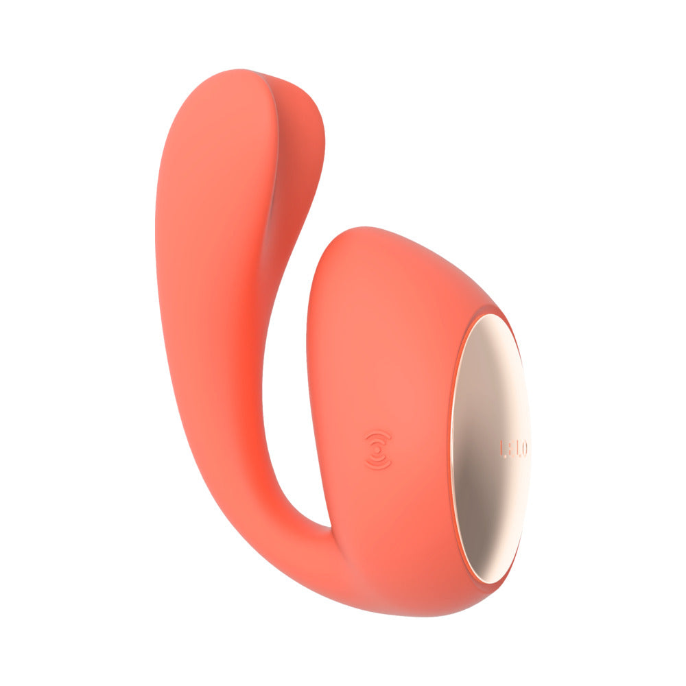 Estimulador dual LELO IDA WAVE Coral Rojo