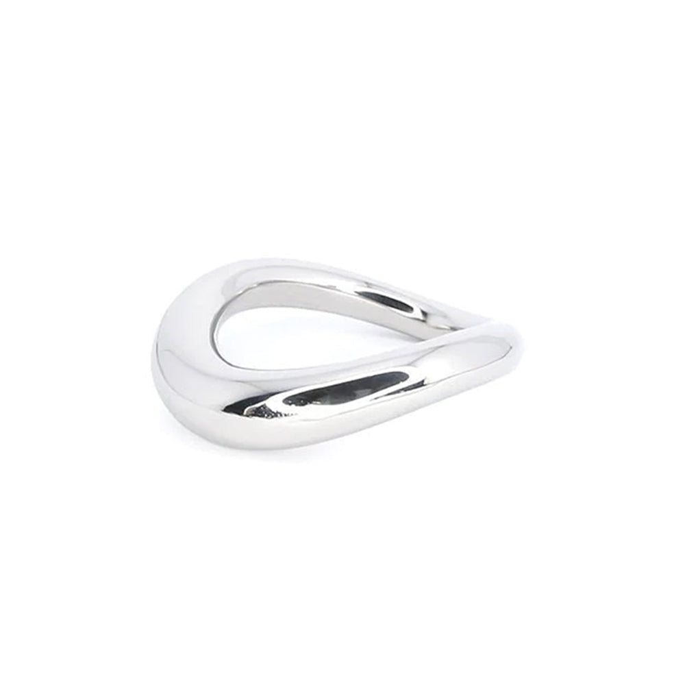 Oxy Ergonomic Cock Ring Stainless Steel 1.6 in.