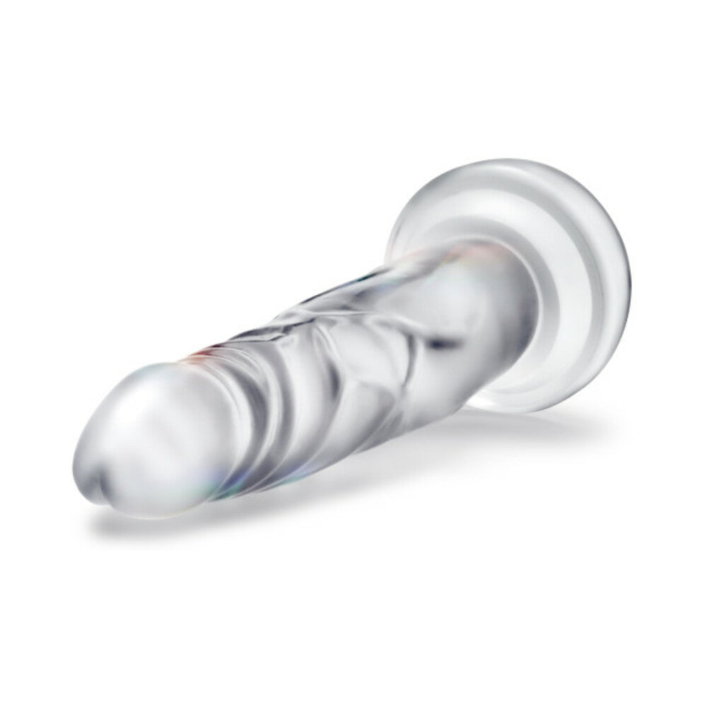 B Yours Diamond Crystal 7in Dildo Clear