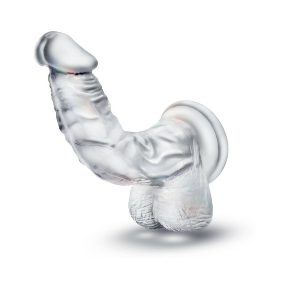 B Yours Diamond Luster 8in Dildo Clear