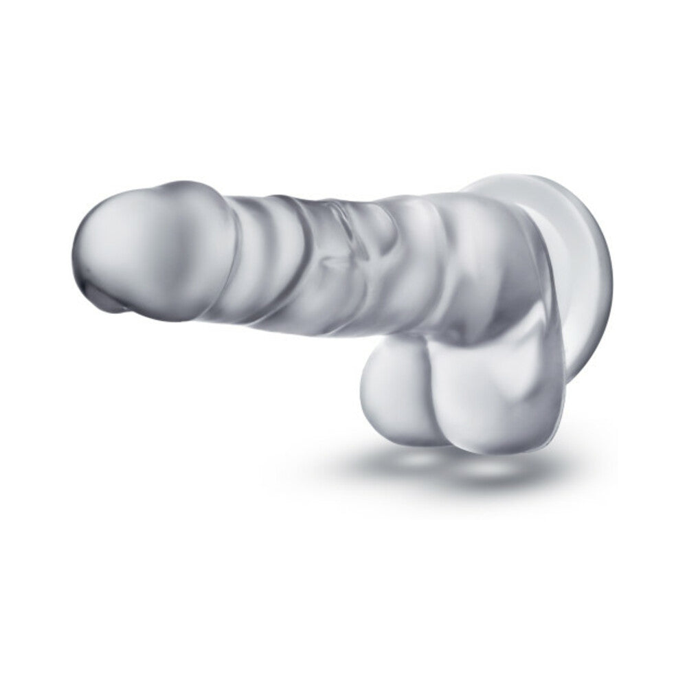 B Yours Diamond Quartz 7in Dildo Clear