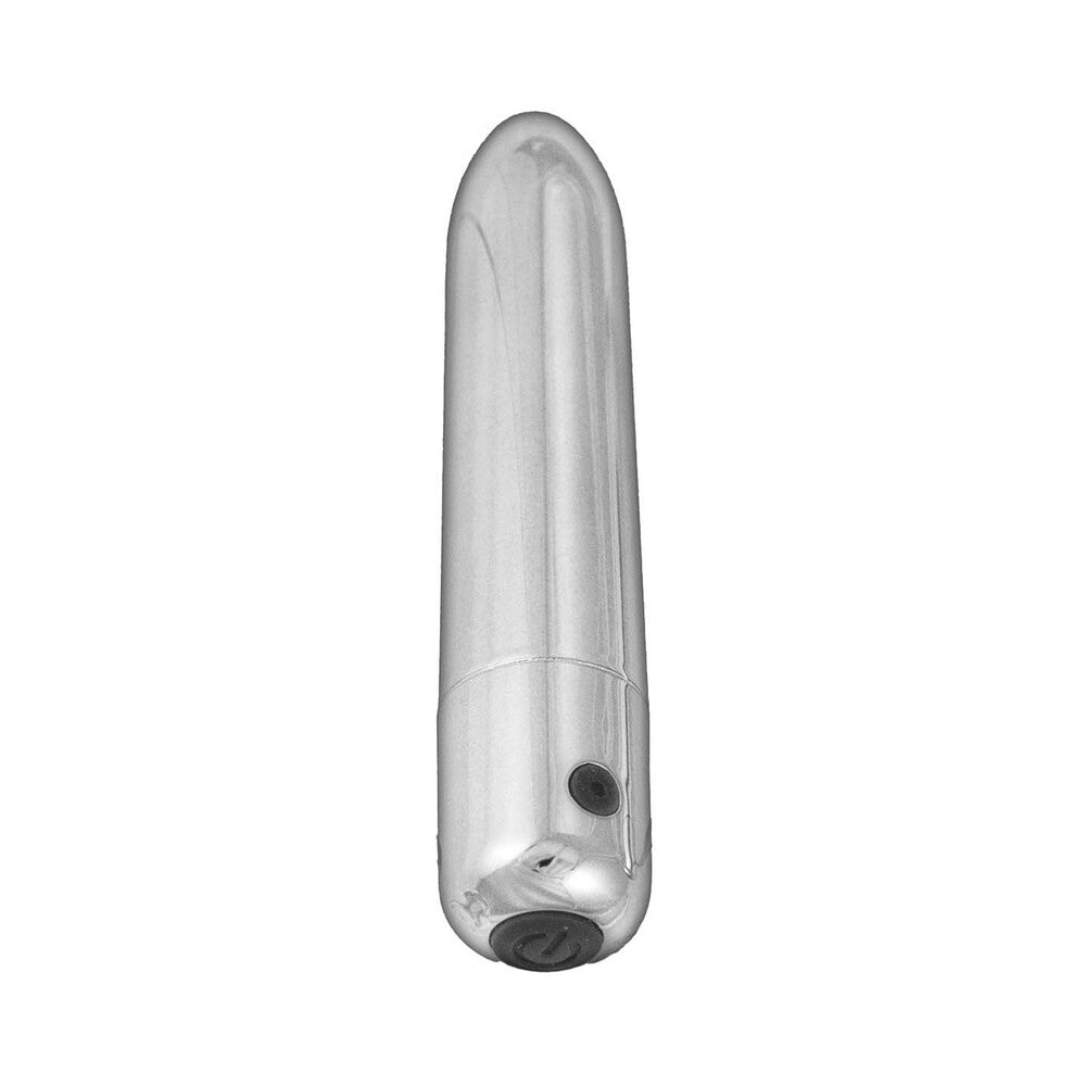 Vibrador bala multifunción Exciter plateado